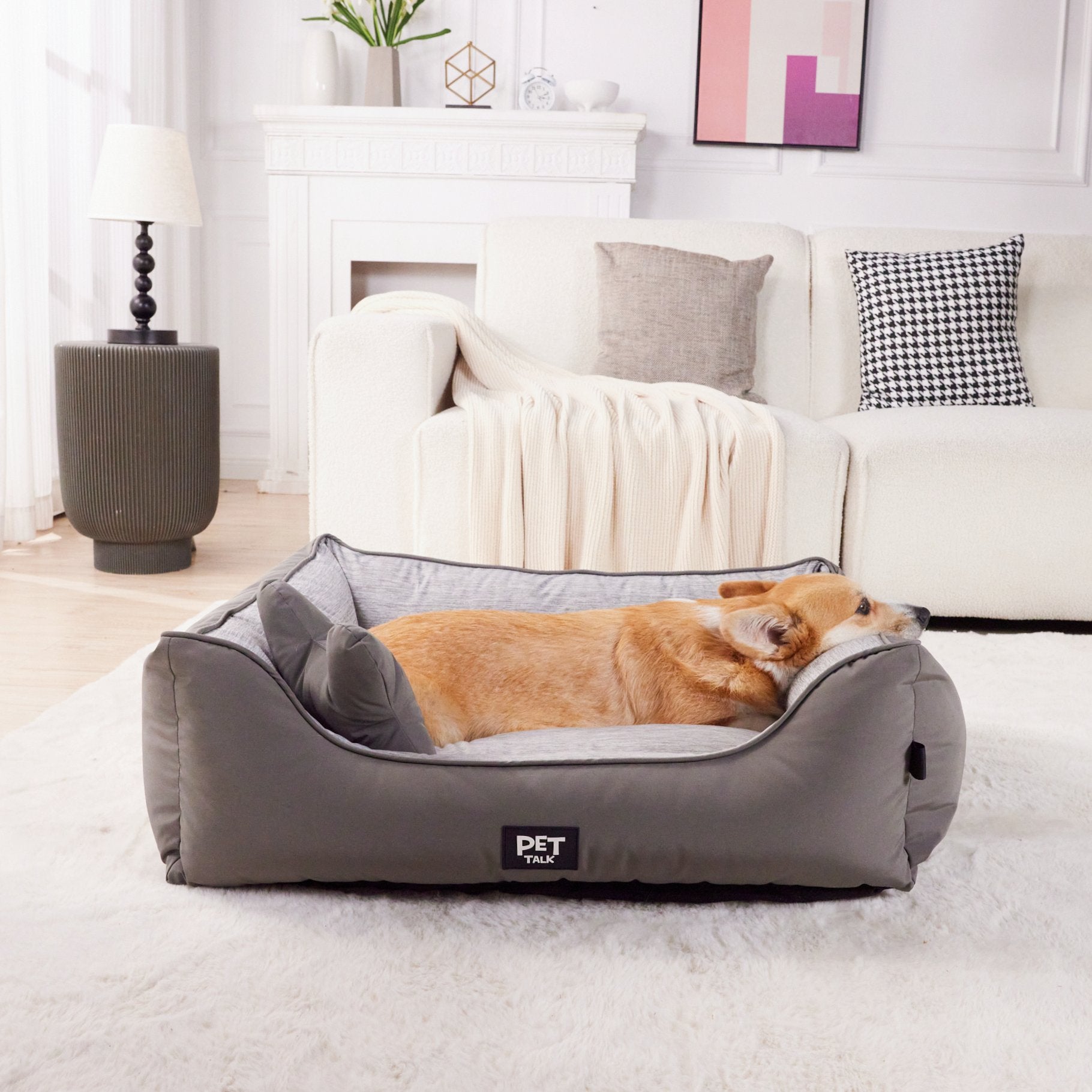 Cama Quadrada para Cachorros Série Refrescante