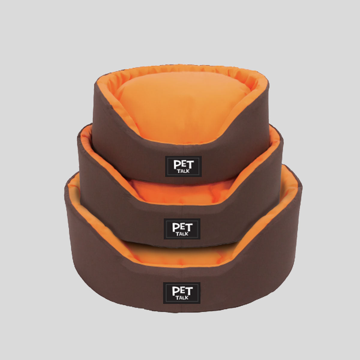 Cama Redonda para Cachorros Série de Cores Contrastantes