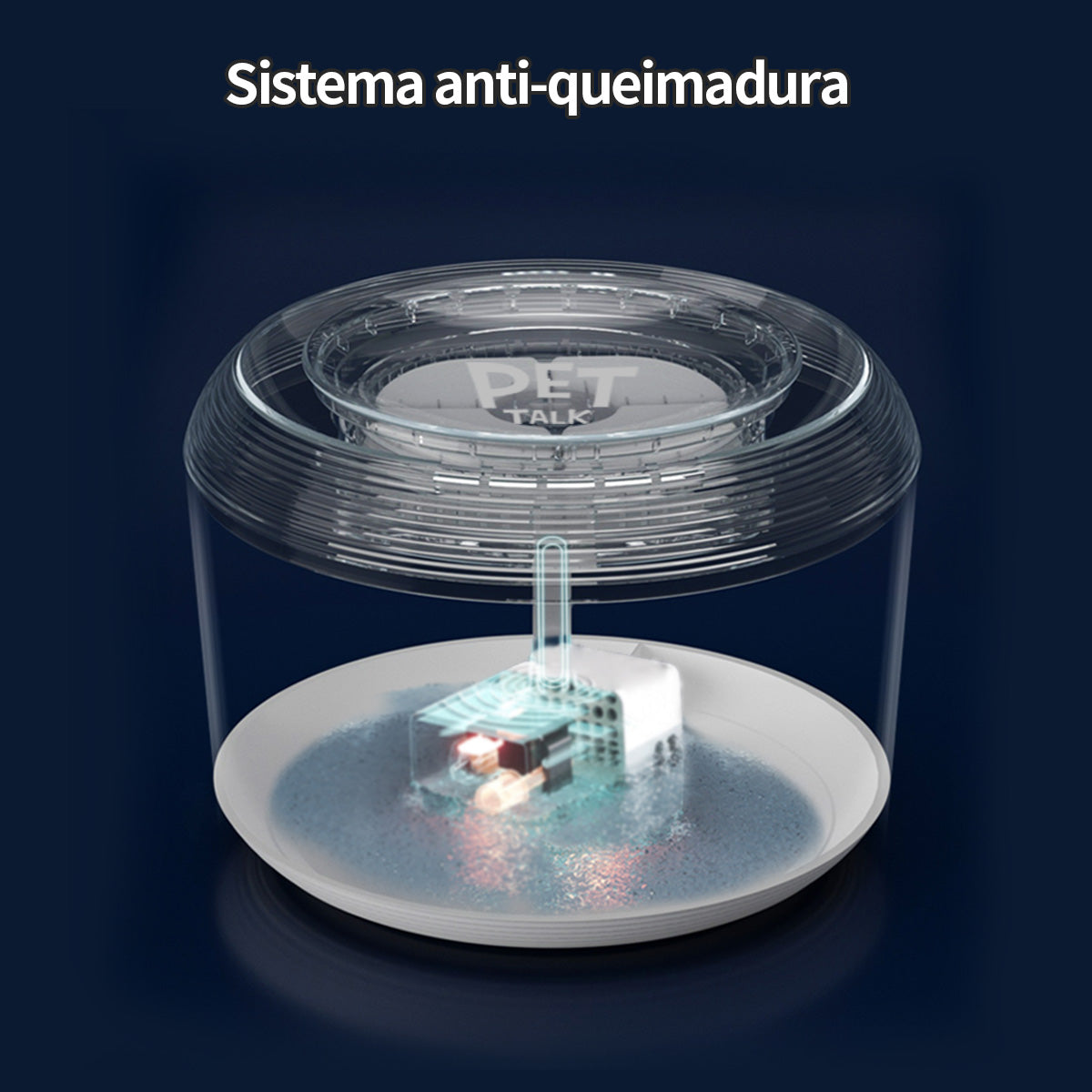 Bebedouro Inteligente Redondo para Pet