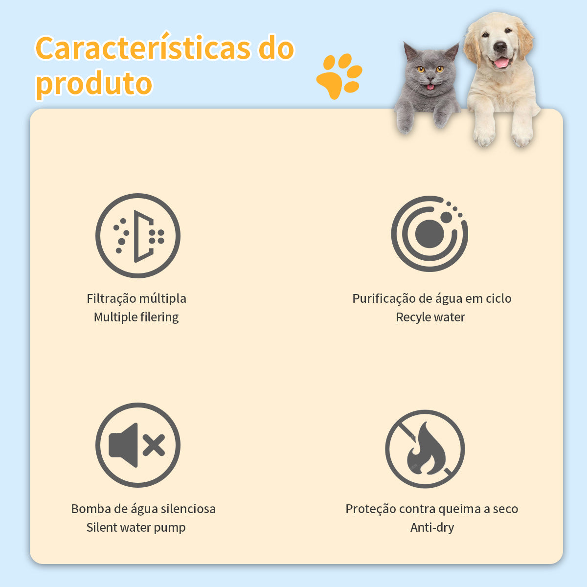 Bebedouro Inteligente Básico para Pet